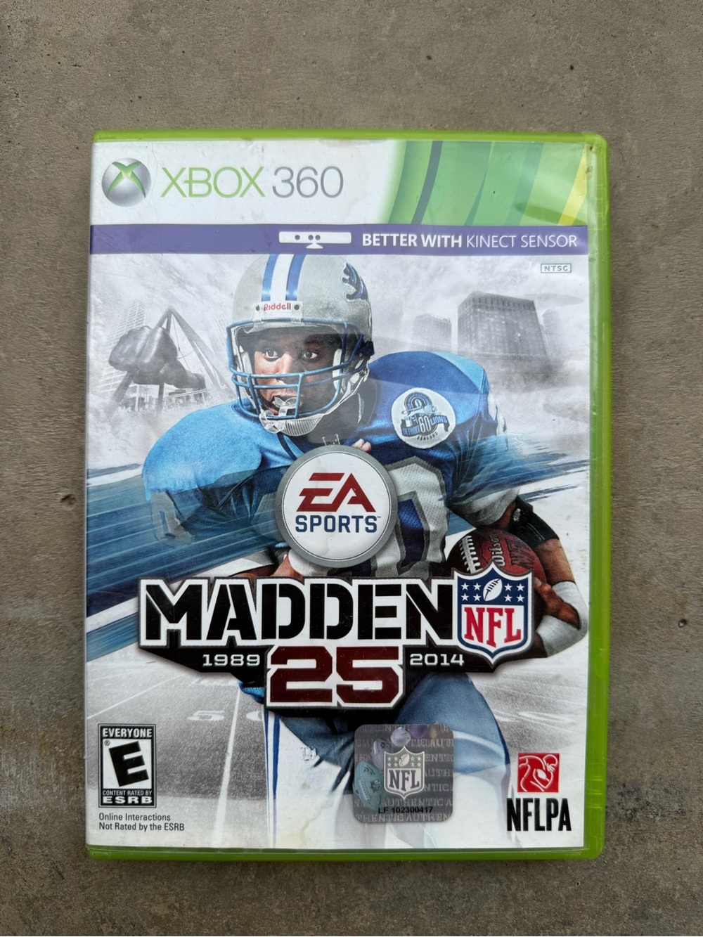 Madden NFL 25 (Xbox 360) by EA Sports - Blue/Cream Artwork